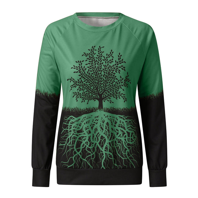 Christmas tree long sleeve women's sweater Main Image