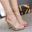 Rhinestone stiletto heels