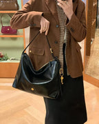 Suede Tote Bag For Women Large-capacity Underarm Or Shoulder Bag