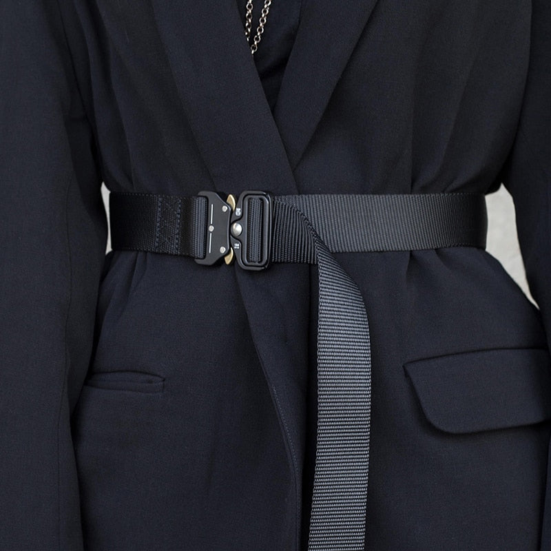 Dark wind tactical canvas belt