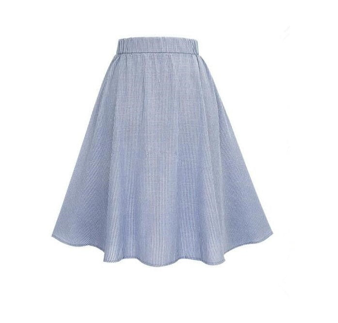 Jupe vintage à rayures
