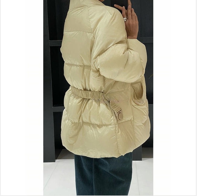 Good-looking Lace-up Cotton-padded Jacket Women's Korean-style Casual All-matching Main Image