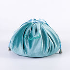 New Cartoon Rabbit Ears Velvet Cosmetic Bags Makeup Bag Happy Easter Party Self-Adhesive Gift Bag For Girls