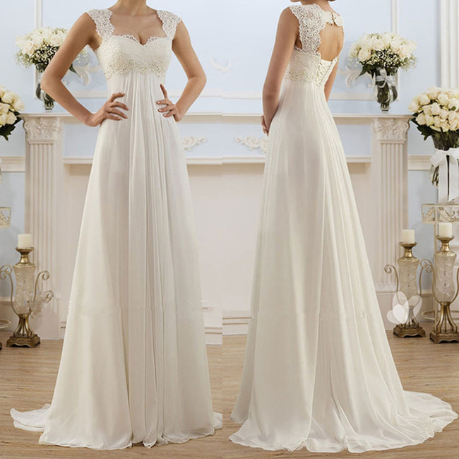 Lace stitching grounding dress Hover Image