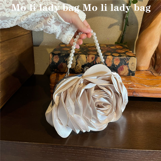 New Chinese Retro Dinner Bag Flower Clutch Women's Bag Main Image