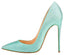 Glitter pointed high heels