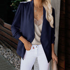 Long sleeve solid color wild small blazer