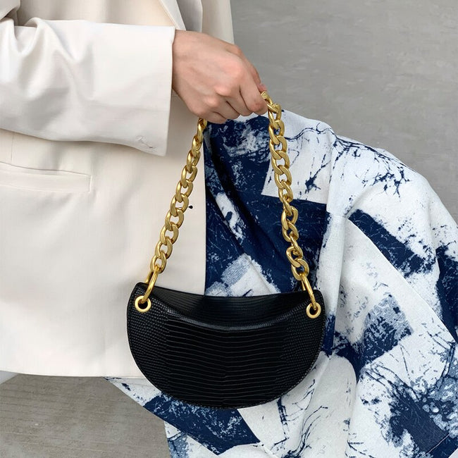 One-shoulder armpit bag women bag all-match crescent bag Main Image