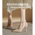 Women's Stiletto Heels With A Pointed Toe