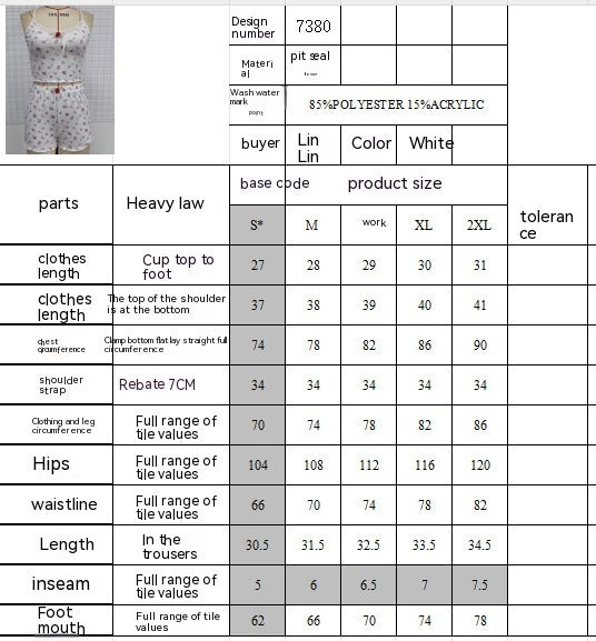 Home Wear Suit Two-piece Set