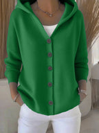 Casual Fashion Hooded Sweater Coat Women