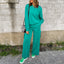 Baggy Pants Two-piece Sweater For Women