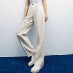 All-match Slimming Straight High Waist Casual Trousers Women