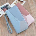 Stitching Clutch Bag Large Capacity New Student Wallet Mobile Phone Bag