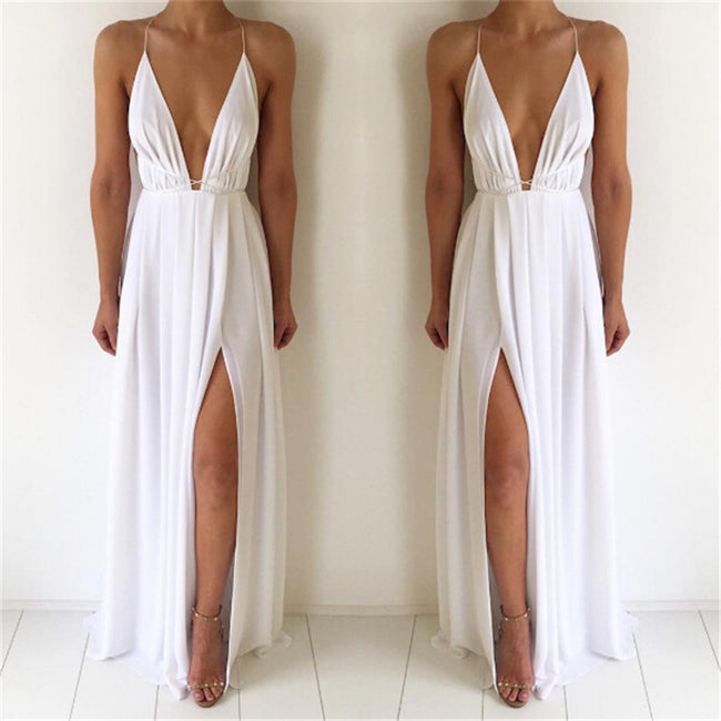 Ladies Chiffon Skirt Bohemian Dress Women Hover Image