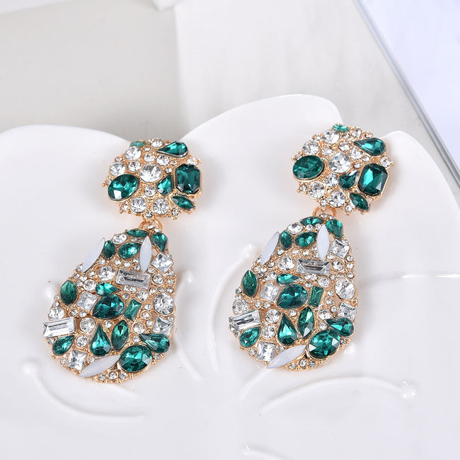 Luxury Women Jewelry Colorful Accessories Graceful Ladys Dangle Earrings Hover Image