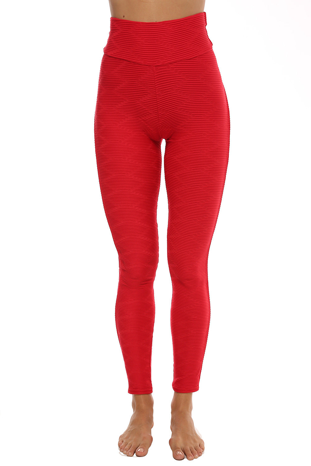 Stitching Jacquard Dance Sports Fitness Fashion Bottoming Yoga Pants Women