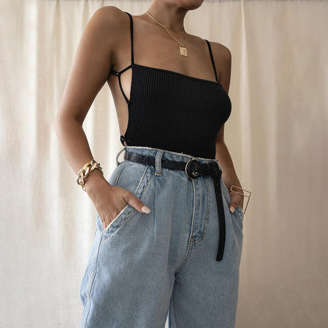 Sexy Halter Fashion Nightclub Vest Women Hover Image