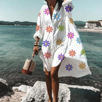 Fashionable Temperament Burst Shirt Dress