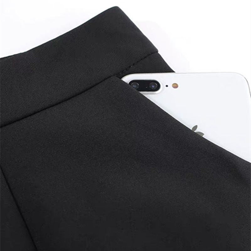 A-line Plus Size Shorts Women Spring and Autumn High Waist Wide Legs
