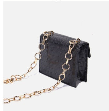 Wide Shoulder Strap Small Square Bag Shoulder Bag Women Main Image