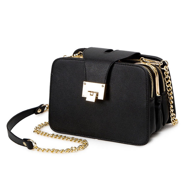 Handbags Clutch Bag Ladies Messenger Bags With Metal Buckle Hover Image