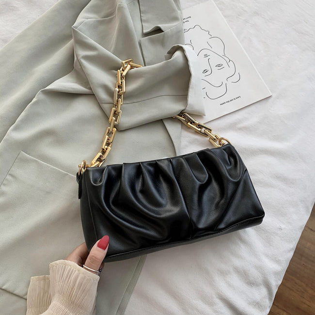 One-Shoulder Solid Color Chain Bag Clutch Envelope Bag Main Image