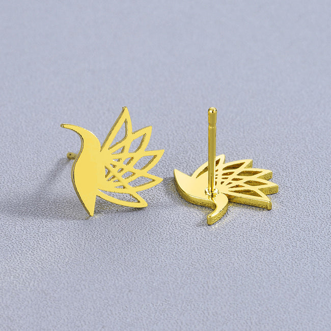 Little Bird Pigeon Stainless Steel Earrings Earings Hover Image