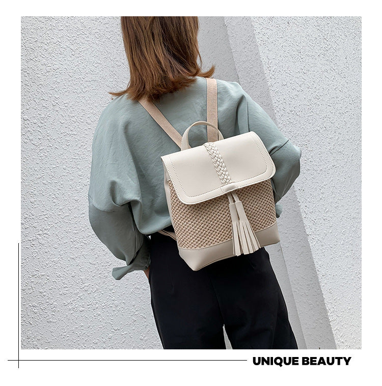Shoulder Straw Woven Bag Women Fashion Woven Bag