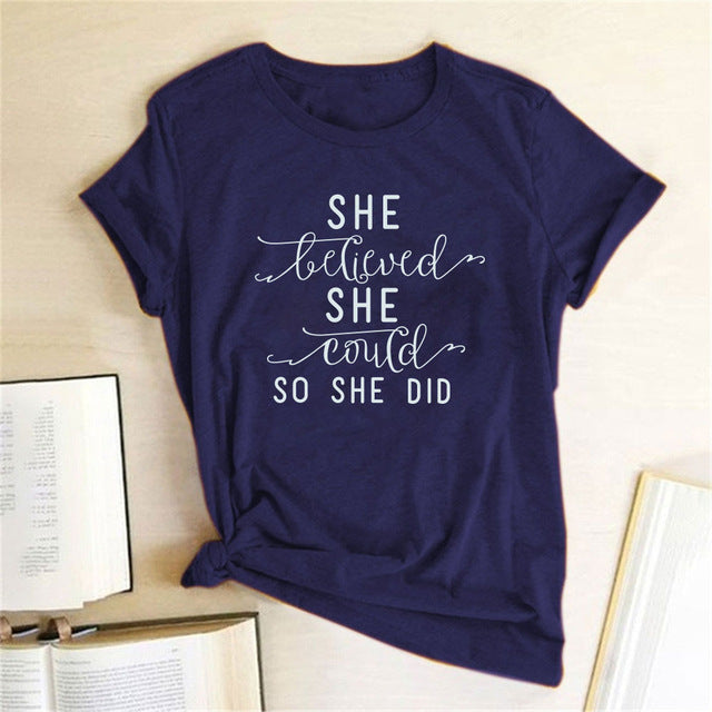 T-shirt ample pour femme à imprimé lettre, t-shirt drôle à manches courtes, hauts esthétiques