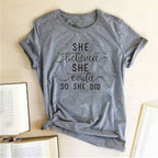 Letter Print Women's T Shirt Could Loose Funny T-Shirt Short Sleeve Aesthetic Tees Tops Clothes