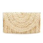 Corn Husk Clutch Straw Woven Leisure Bag