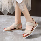New Lightweight Wedge Heel Front And Rear Strap Sandals Women