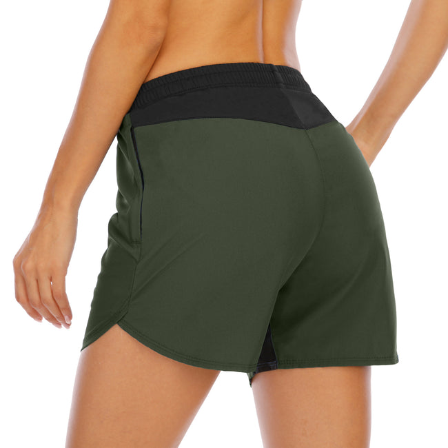Boxer Ladies Running Sports Shorts Fashion Fitness Loose Elastic Leisure Quick Drying Pants Women Hover Image
