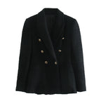 Women'S Autumn Texture Slim Fit Blazer