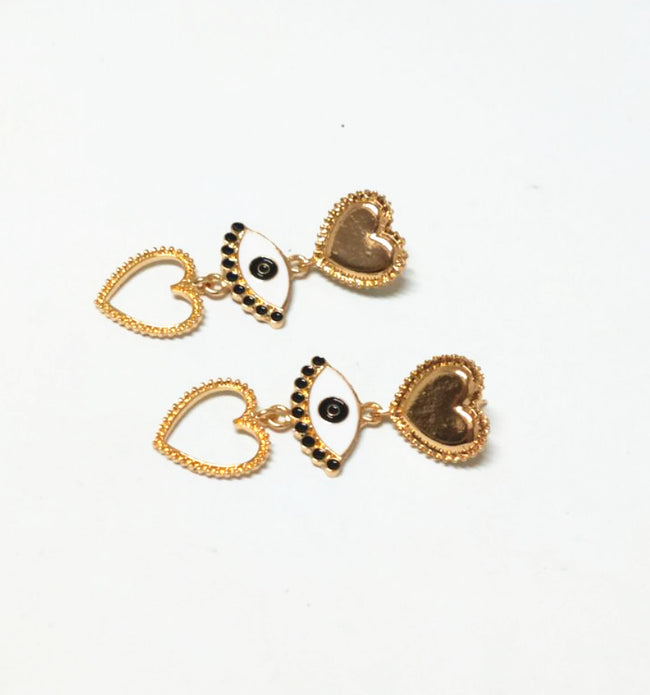 Jewelry Creative Eye Earrings Fashion Personality Punk Style Love Earrings Women Main Image