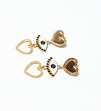 Jewelry Creative Eye Earrings Fashion Personality Punk Style Love Earrings Women