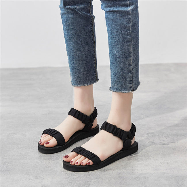 Fairy Style Net Red Super Fire Soft Sole Sports Sandals Women Hover Image