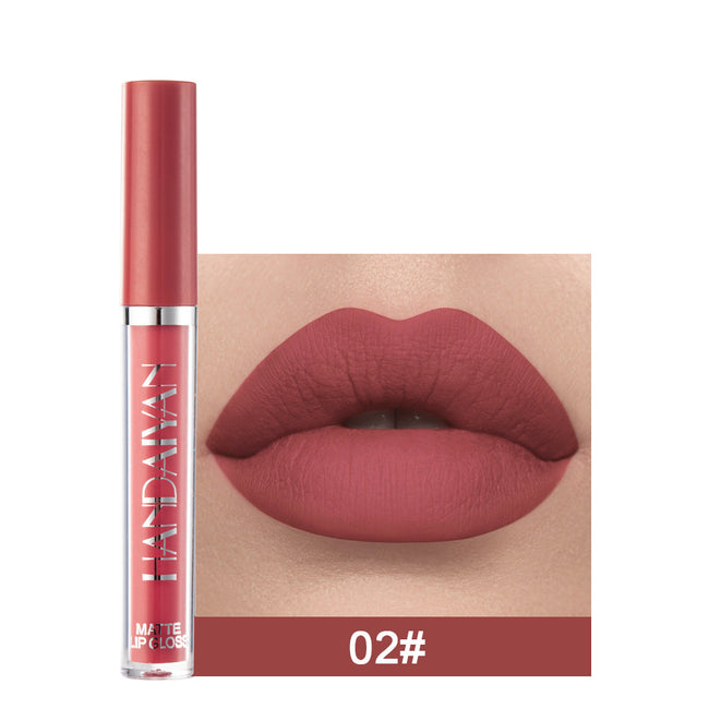 Handaiyan Matte Lip Glaze Liquid Lipstick Mini Tube Lip Gloss Waterproof Non Stick Cup Lip Gloss Genuine Main Image