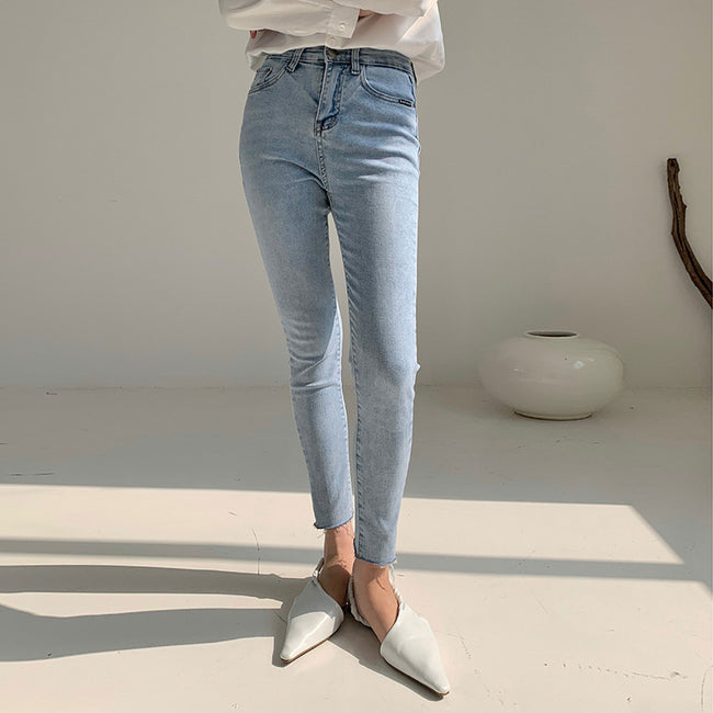 Skinny Jeans Women"s Spring New High Waist Slim Pencil Hover Image
