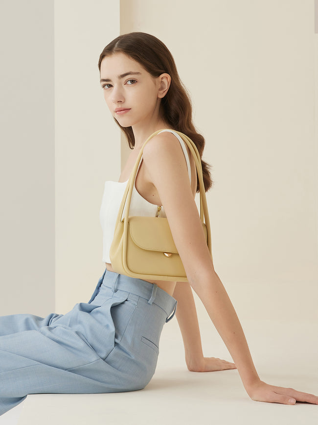 One Shoulder Hand In Hand Niche Design Staff Underarm Bag Women"s Bag New White Hand Bag Main Image