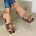 Flat Bottom Leisure Beach Sandals And Slippers Women Foreign Trade Mosquito Coil Women's Shoes