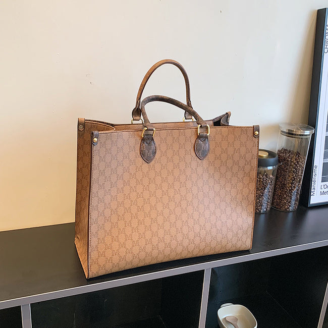 Large Capacity Retro Single Shoulder Tote Bag For Women Main Image