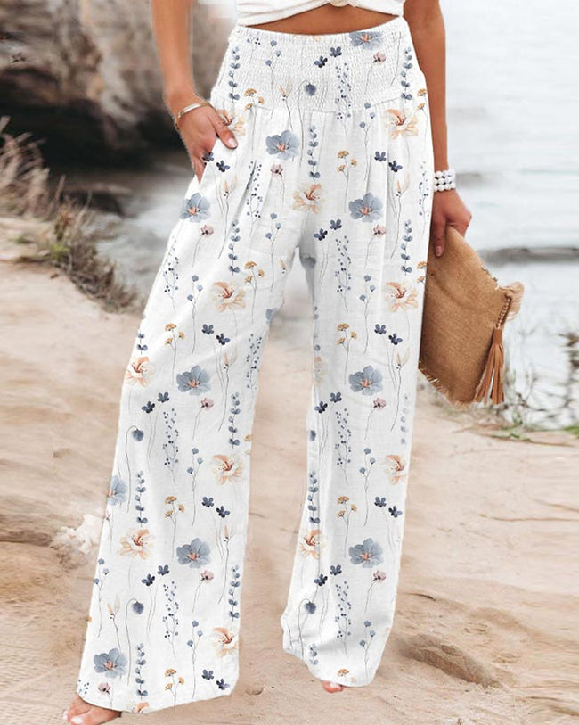 Spring And Summer Leisure Loose-fitting Wide-leg Trousers Women Main Image