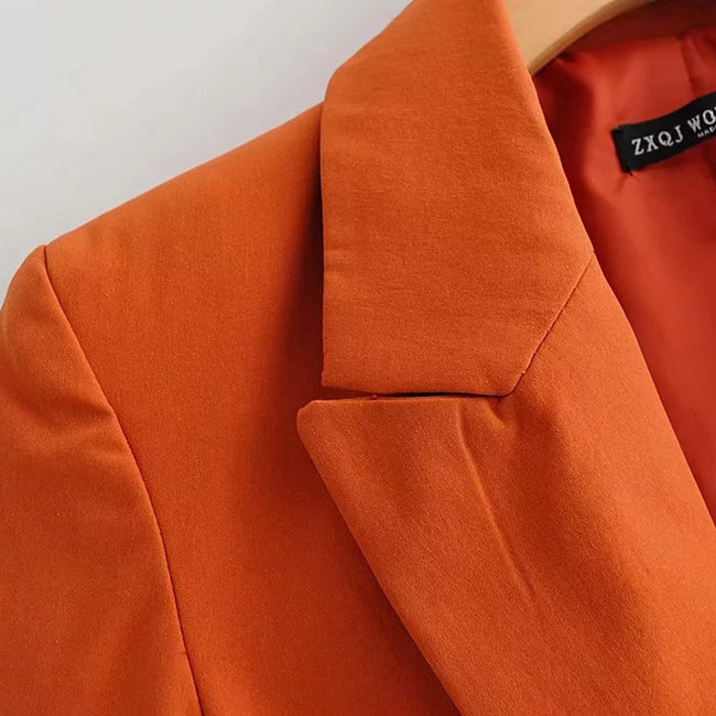 Long sleeve with belt blazer Main Image