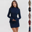 Fashion Slim-fit Long-sleeved Dress Sexy Hip-overing Temperament Elegant Dresses Women's Clothing