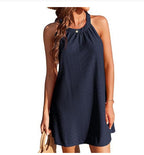 Women's Hollow Crochet Sleeveless Dress Vest