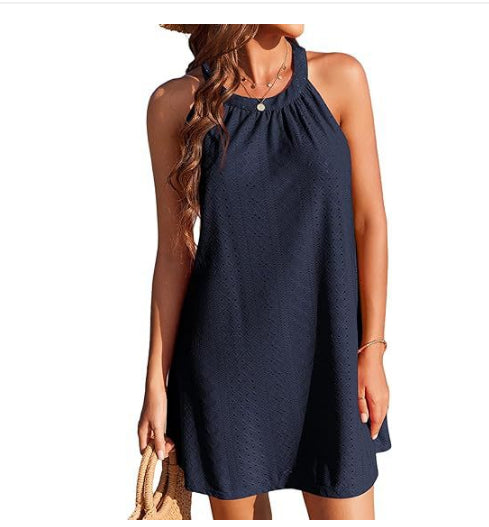 Women's Hollow Crochet Sleeveless Dress Vest