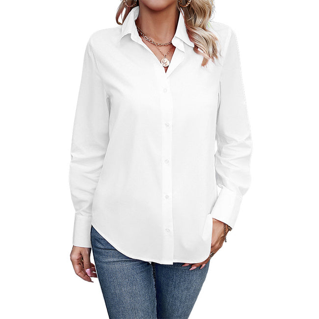 Loose Long Sleeve Shirt Women Main Image