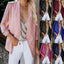 Long sleeve solid color wild small blazer